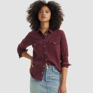 NWT - Levi's® Women's Long Sleeve Ultimate Western Button-Down Shirt - Windsor W